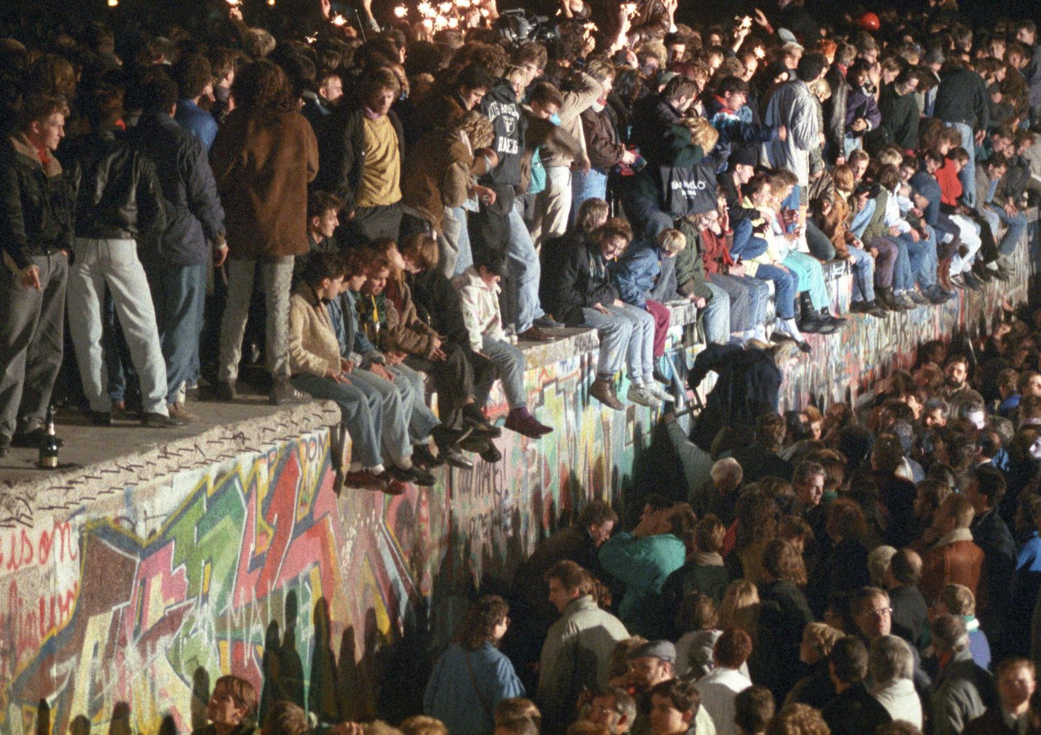 Caduta del muro di Berlino (Afp)