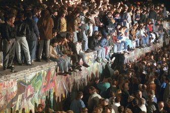 Caduta del muro di Berlino (Afp)