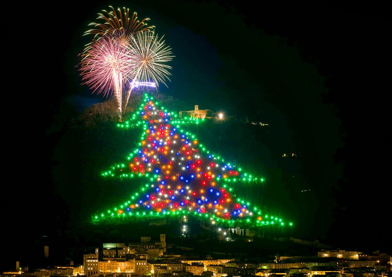 Da Gubbio a Castiglione del Lago, l'Umbria accende gli alberi da record