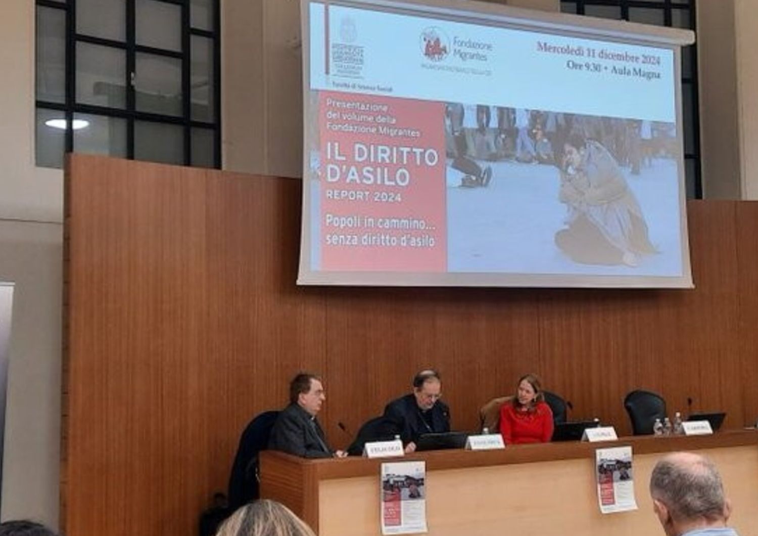 Presentazione del rapporto "Il diritto d'asilo", Fondazione MIgrantes,