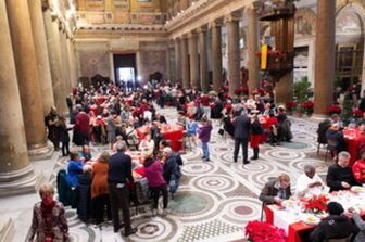 Pranzo di Natale organizzato dalla Comunità di Sant'Egidio, 2022