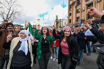 Festeggiamenti a Sweida per la caduta di Assad