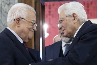 Abu Mazen incontra Mattarella