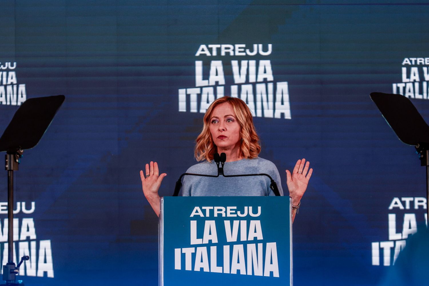 Meloni chiude Atreju