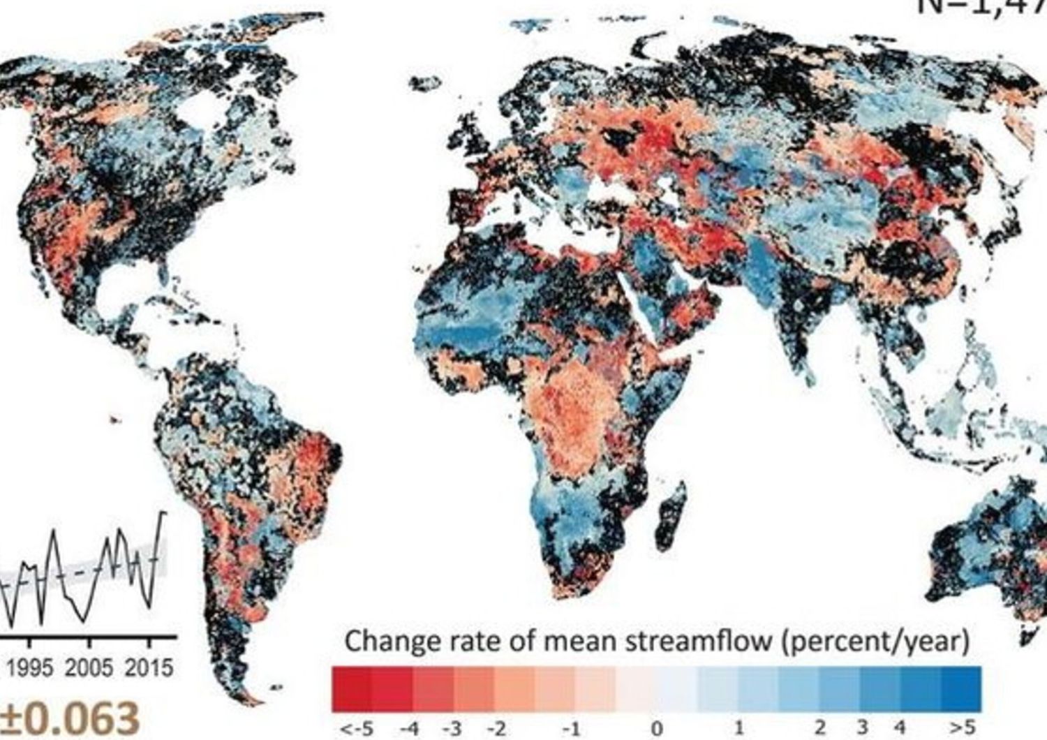 Una mappa mostra come l'uomo ha sconvolto i corsi d'acqua nel mondo