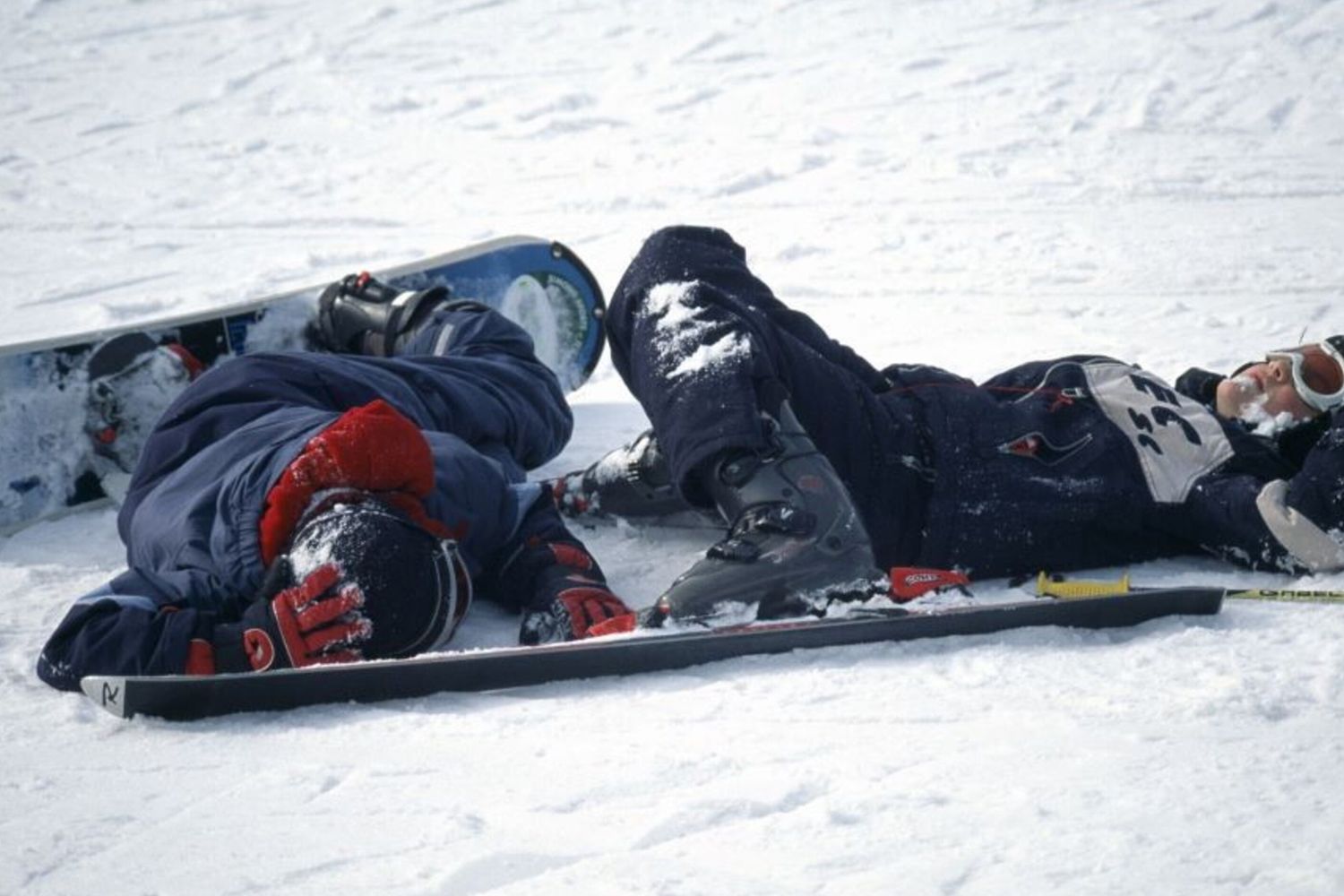 Incidente sugli sci, soccorsi sulla neve