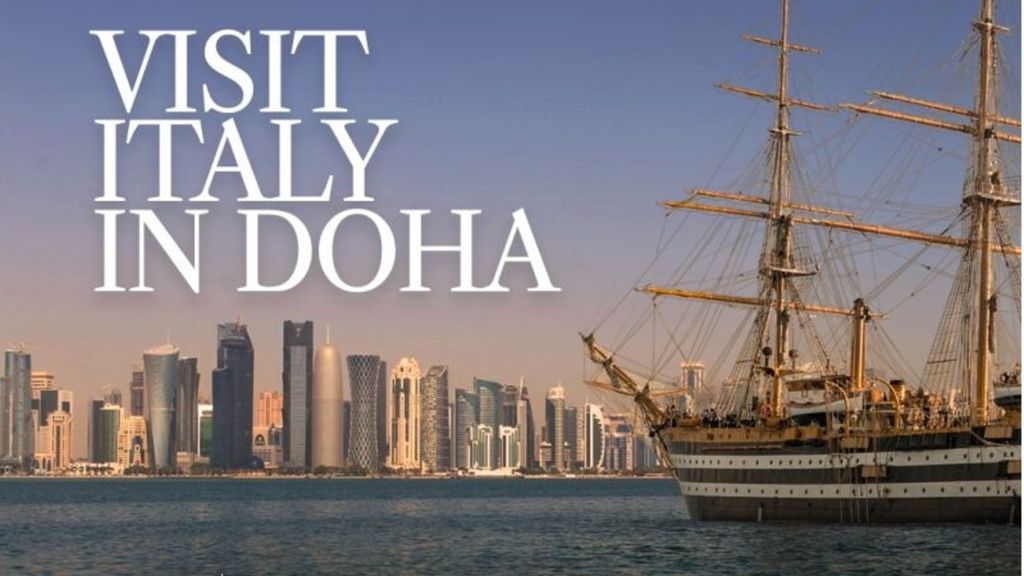 La nave Vespucci a Doha, Locandina