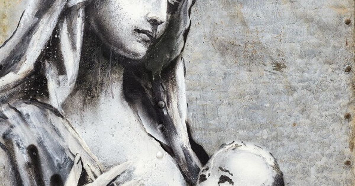 Banksy fa il suo ritorno con un'opera d'arte commovente: scopri la Madonna con bambino sofferente