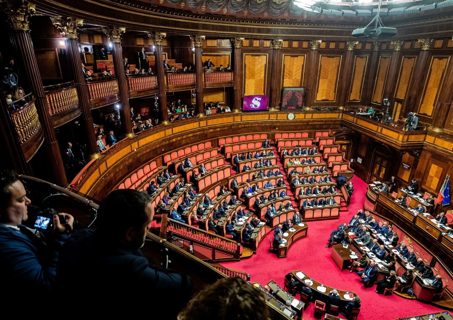 L'aula del Senato