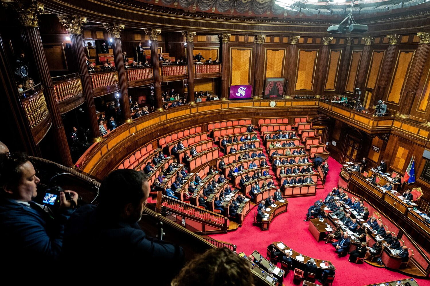 L'aula del Senato