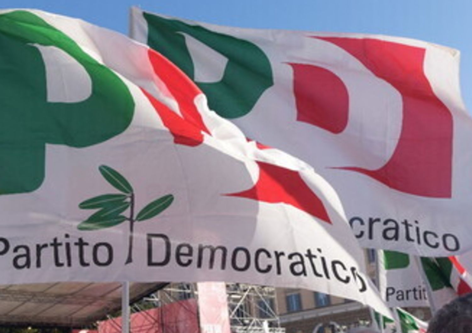 Manifestazione del Pd