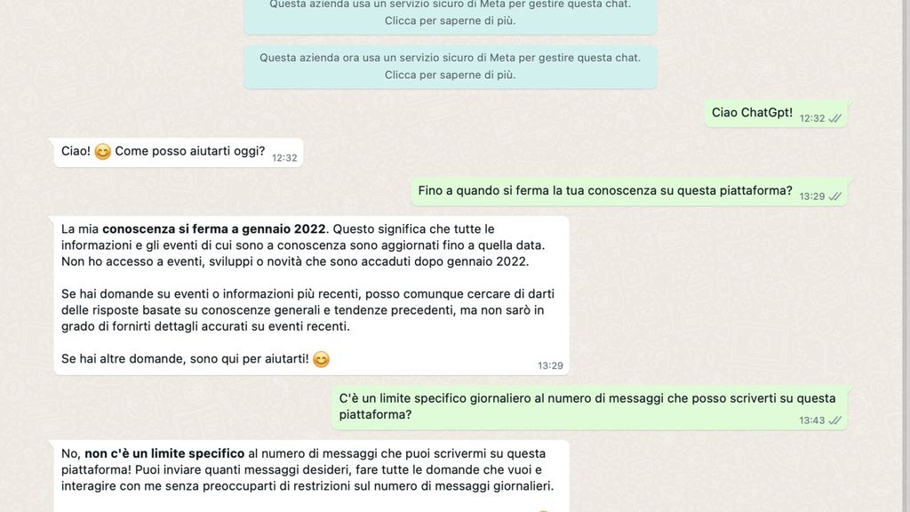 ChatGPT gratis su Whatsapp: ecco come usarlo