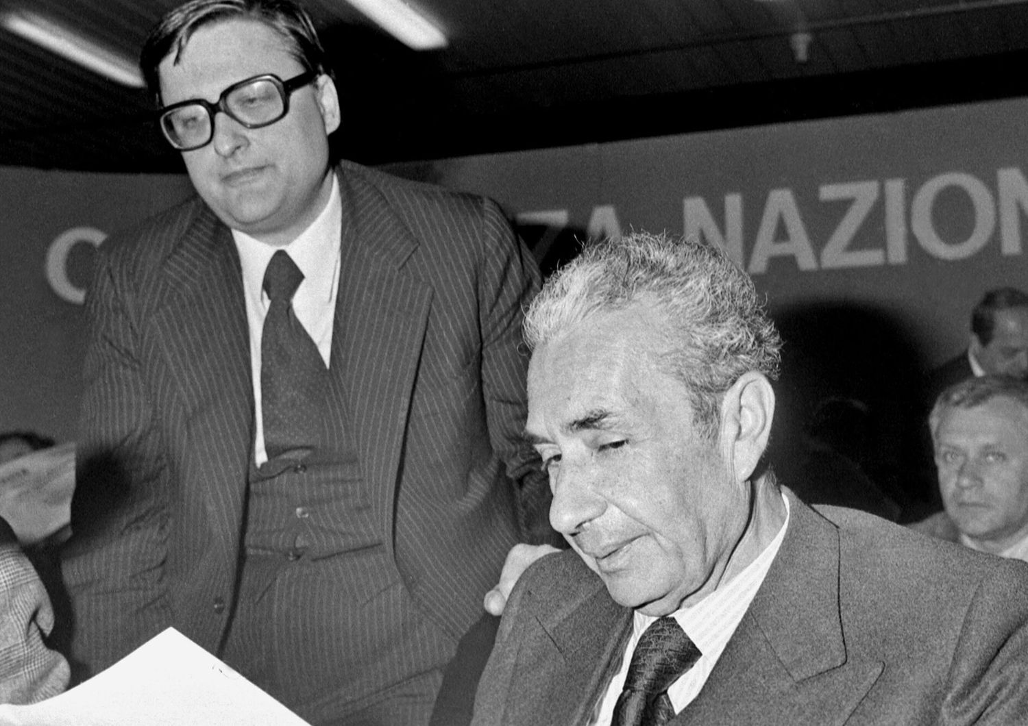 Nino Andreatta con Aldo Moro