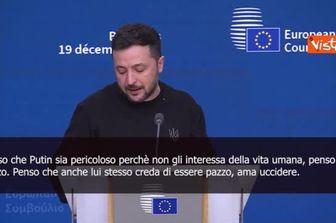 Zelensky: Putin è pazzo e lui lo sa, gli piace uccidere, è pericoloso per tutti