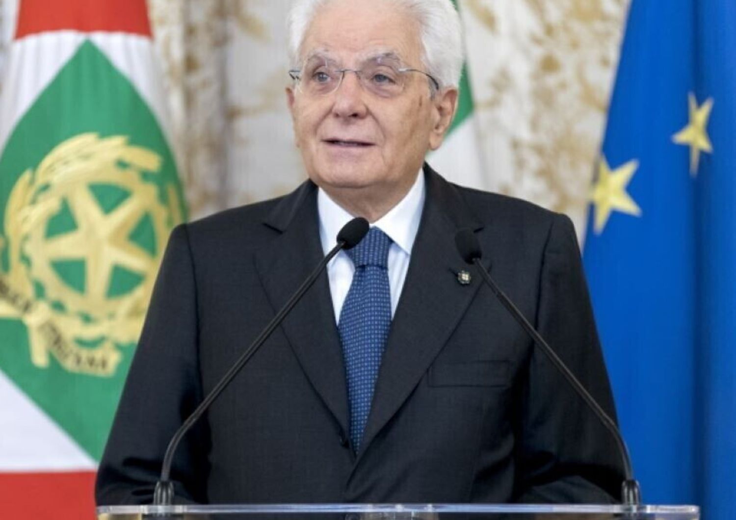 Il presidente della Repubblica Sergio Mattarella