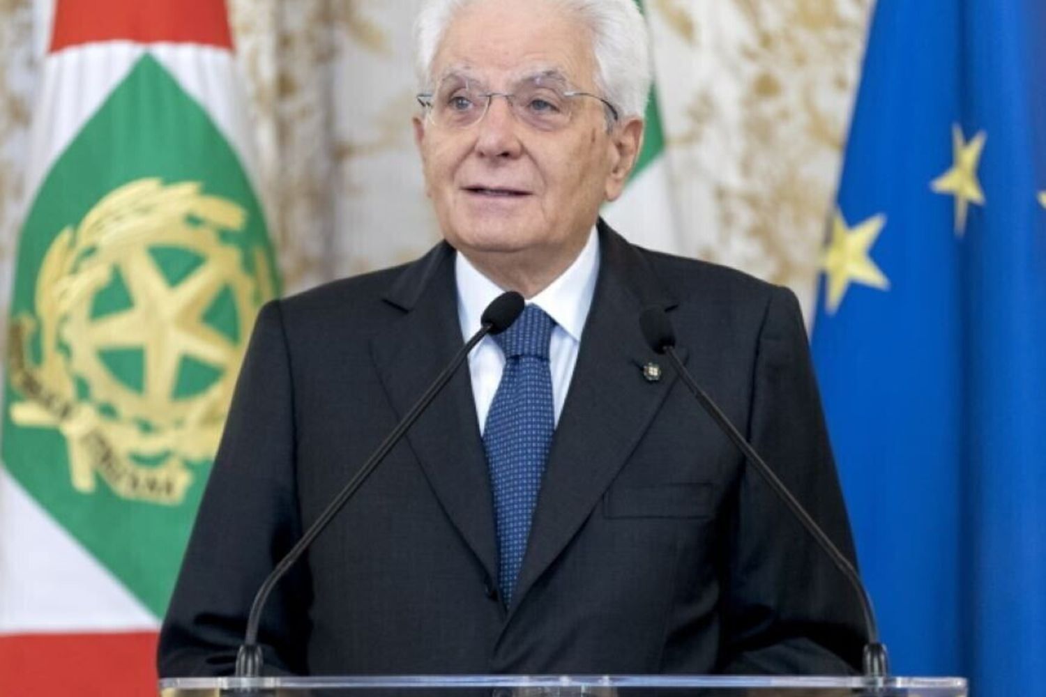 Il presidente della Repubblica Sergio Mattarella