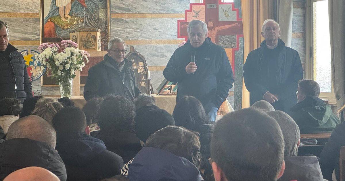 La visita di Tajani alla Comunità di Trivigliano. "La politica sia sempre più vicino a chi soffre"