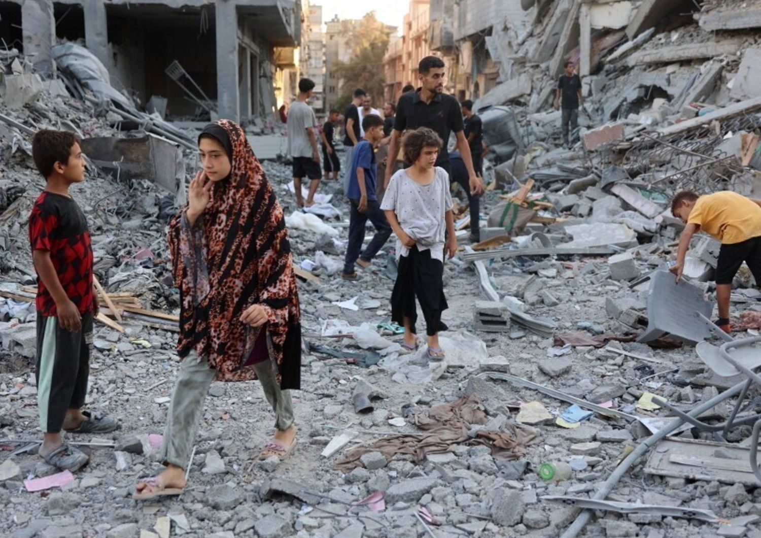 Bombardamenti a Gaza City