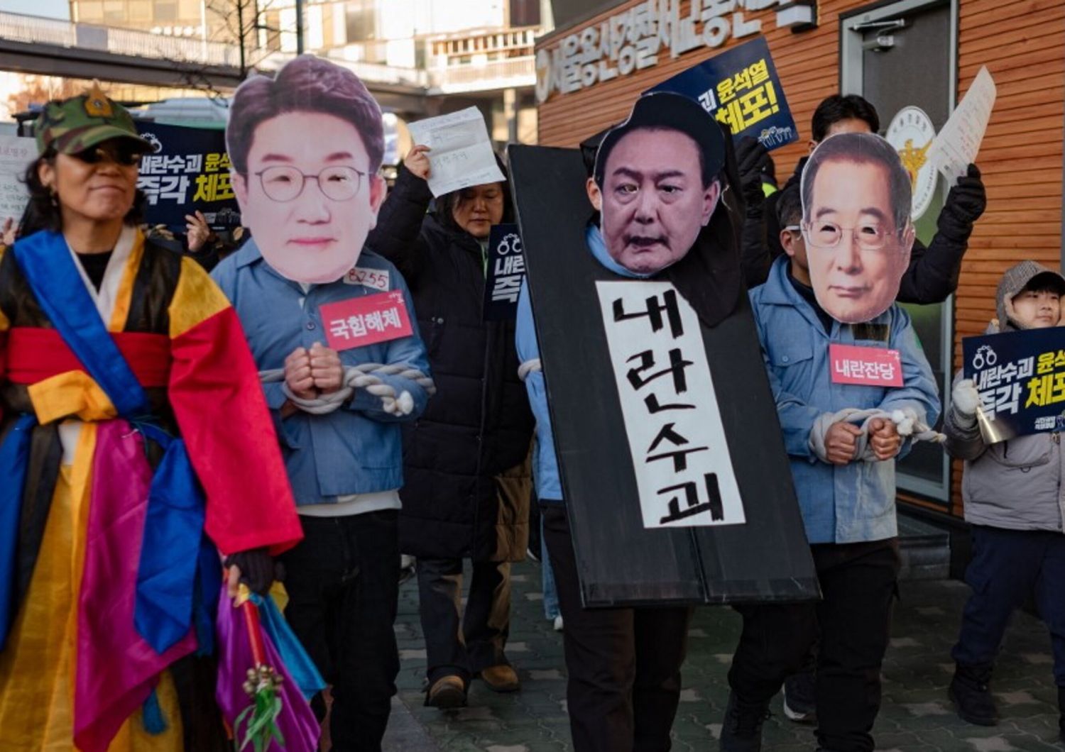 manifestazioni in Sud Corea