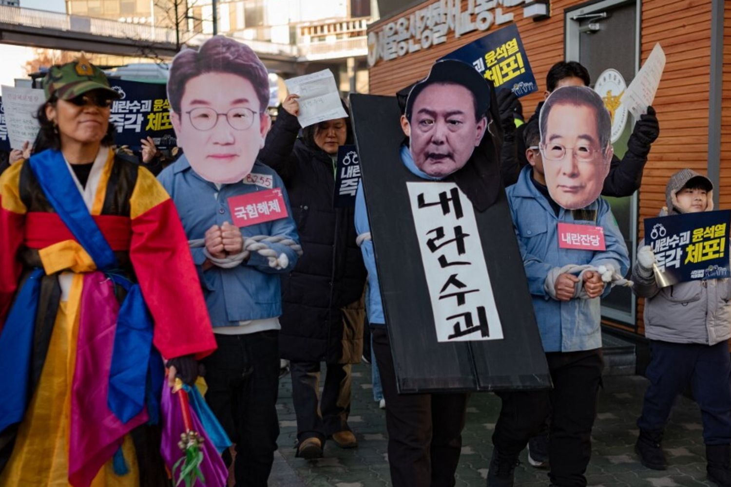 manifestazioni in Sud Corea