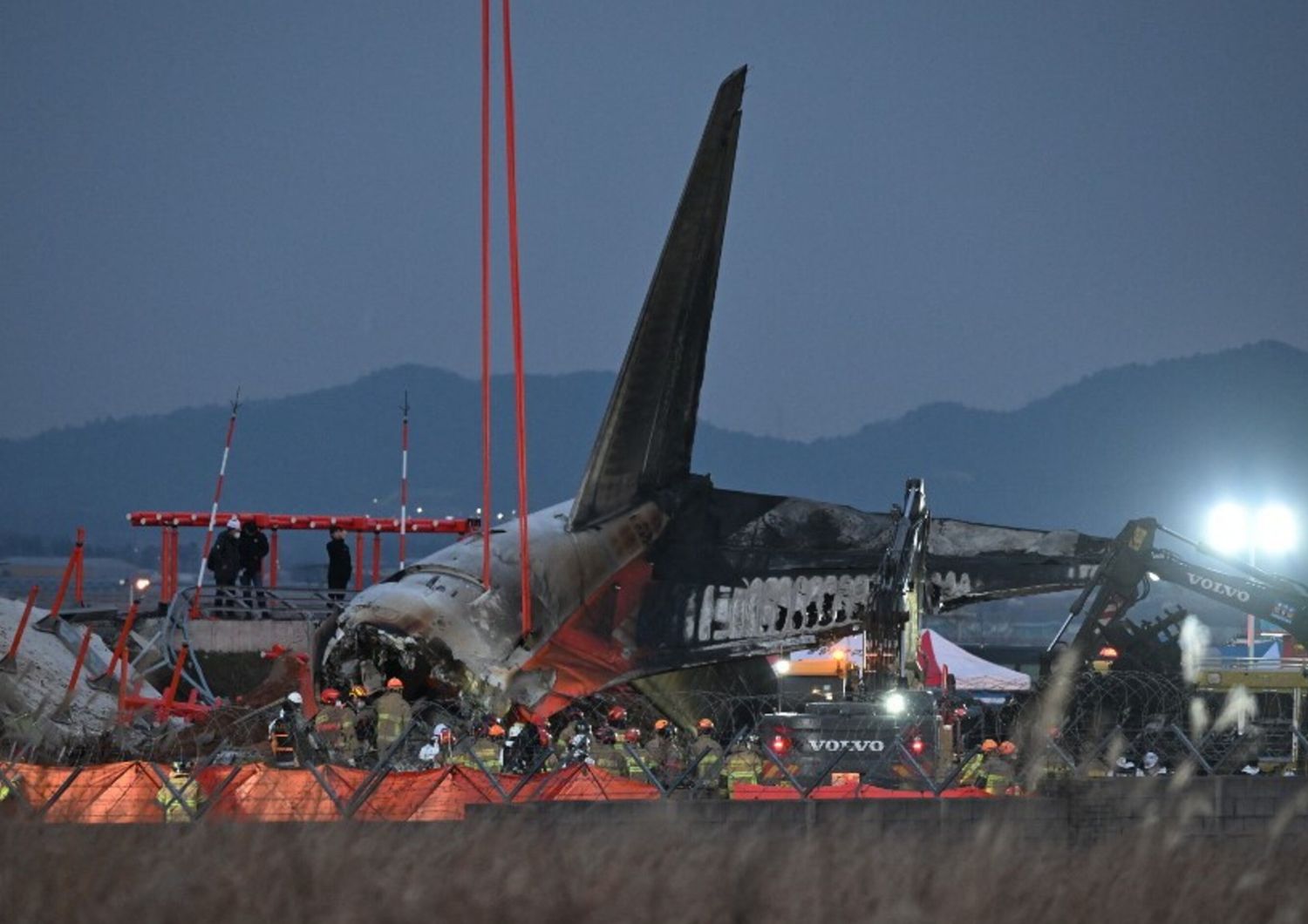 sud corea cronaca disastro aereo