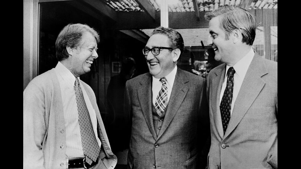 Jimmy Carter, Henry Kissinger e Walter Mondale