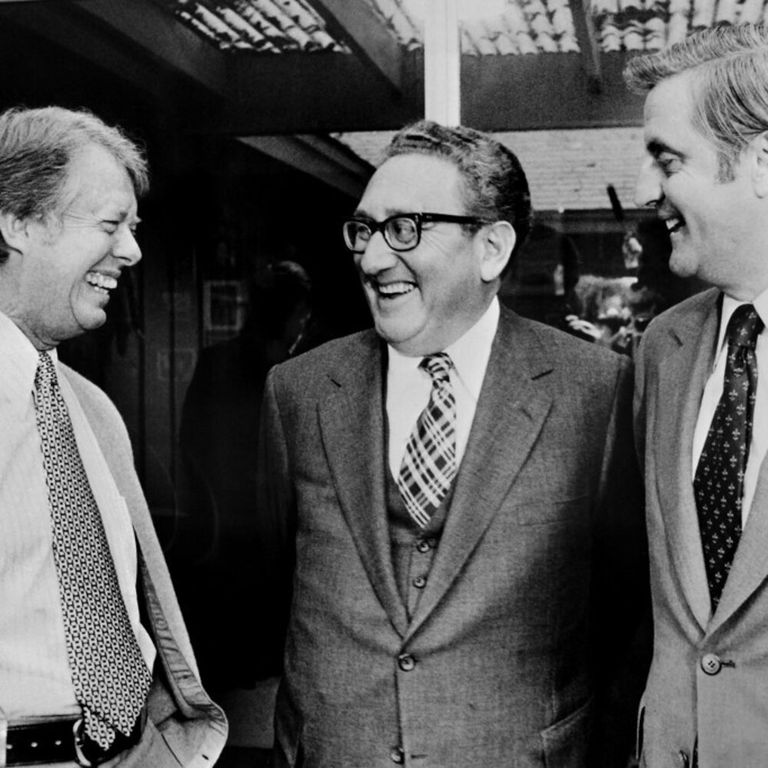 Jimmy Carter, Henry Kissinger e Walter Mondale