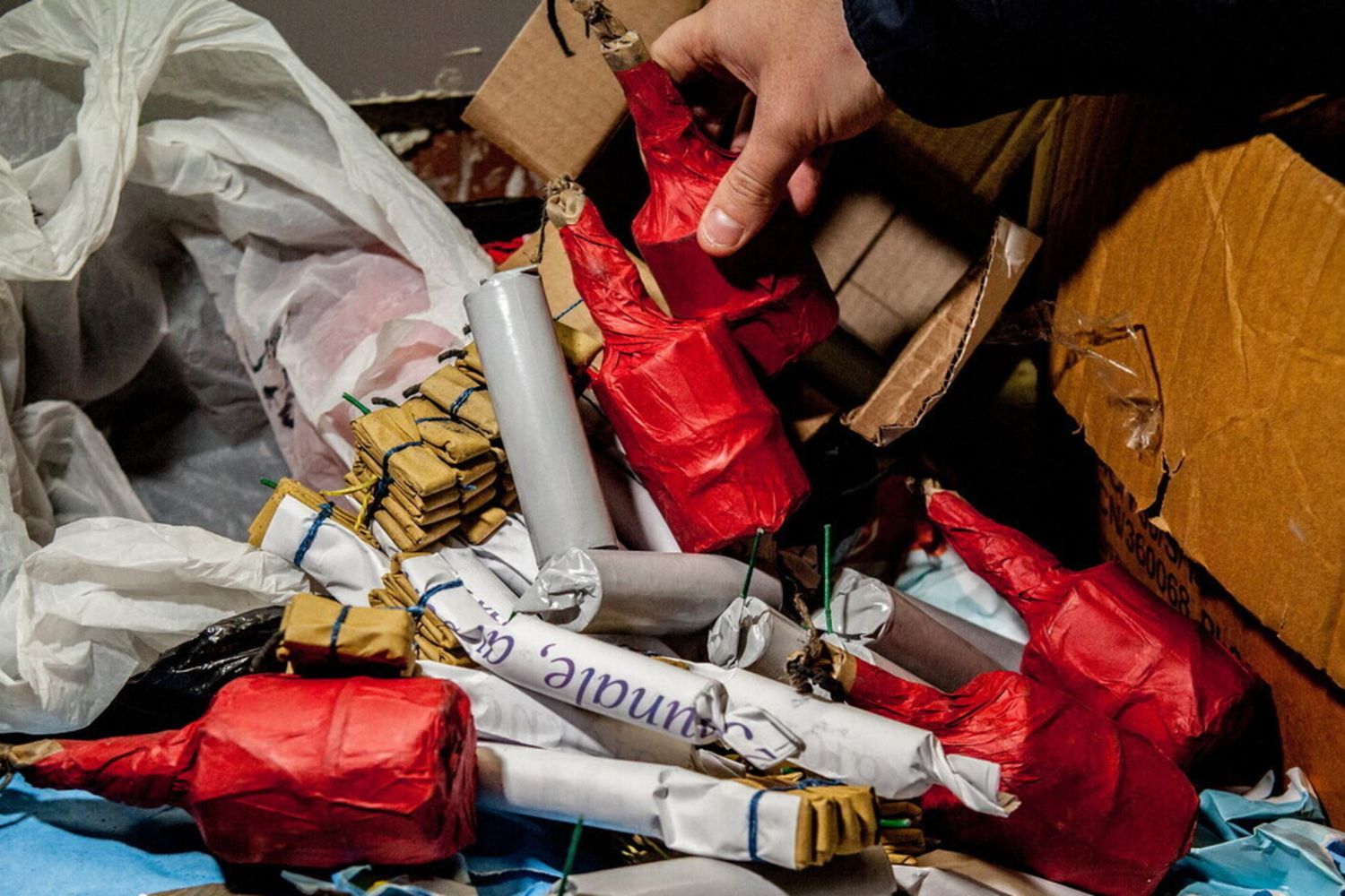 Fuochi d'artificio illegali sequestrati