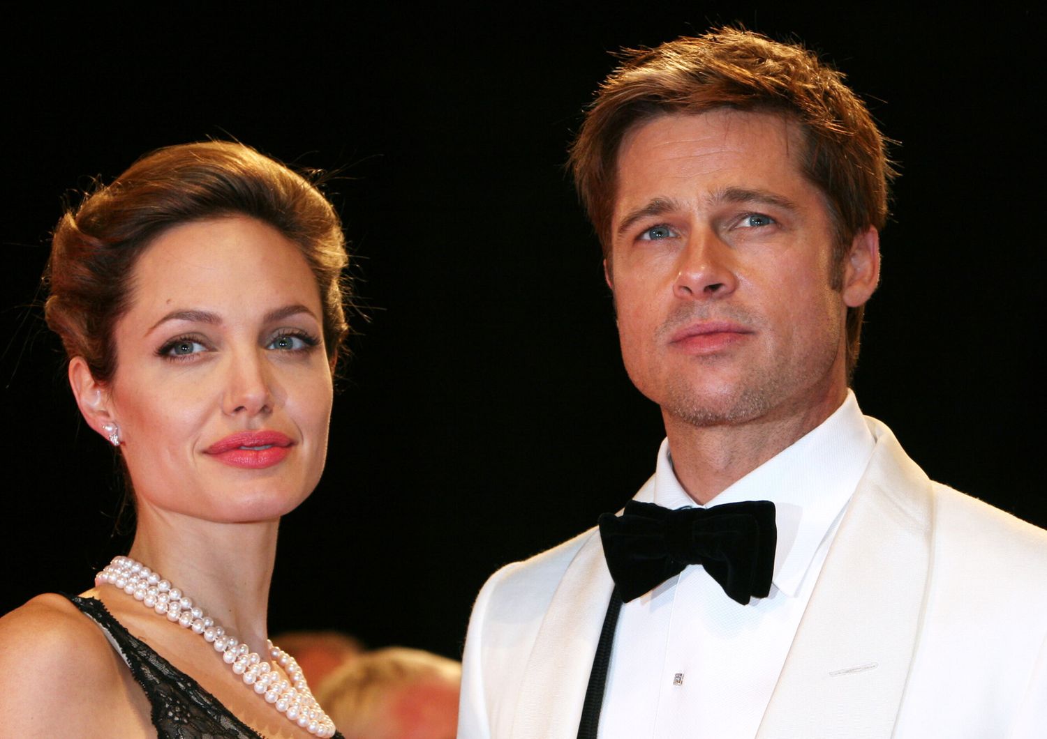 Brad Pitt con Angelina Jolie&nbsp;