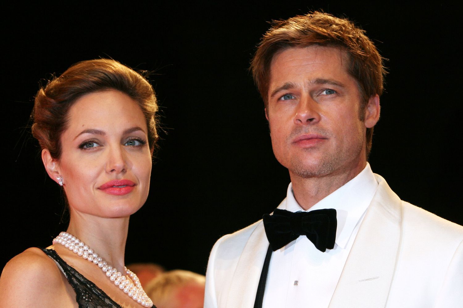 Brad Pitt con Angelina Jolie&nbsp;