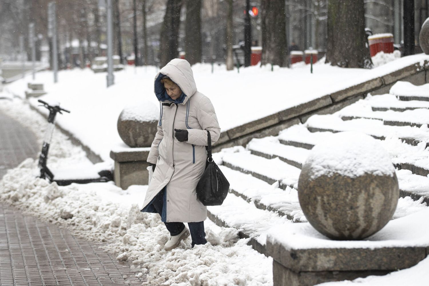 Freddo, gelo e bombe a Kiev