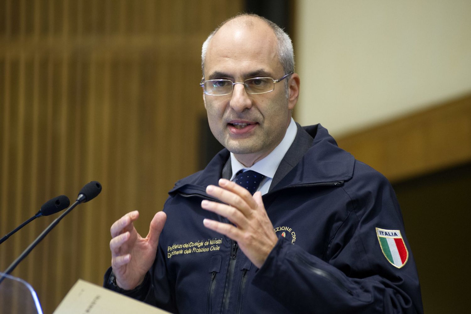 Il nuovo capo della Protezione civile, Fabrizio Curcio