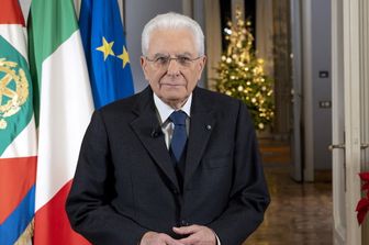 Sergio Mattarella nel discorso di fine anno