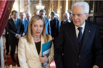 Giorgia Meloni - Sergio Mattarella