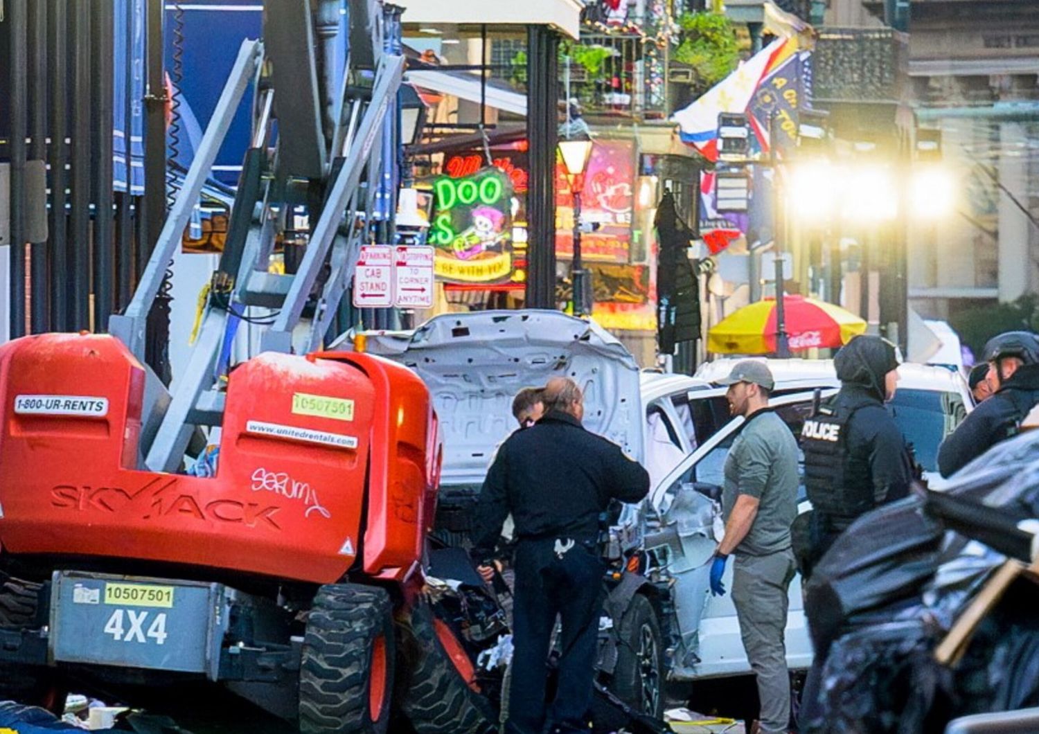 Il luogo dell'attentato a New Orleans