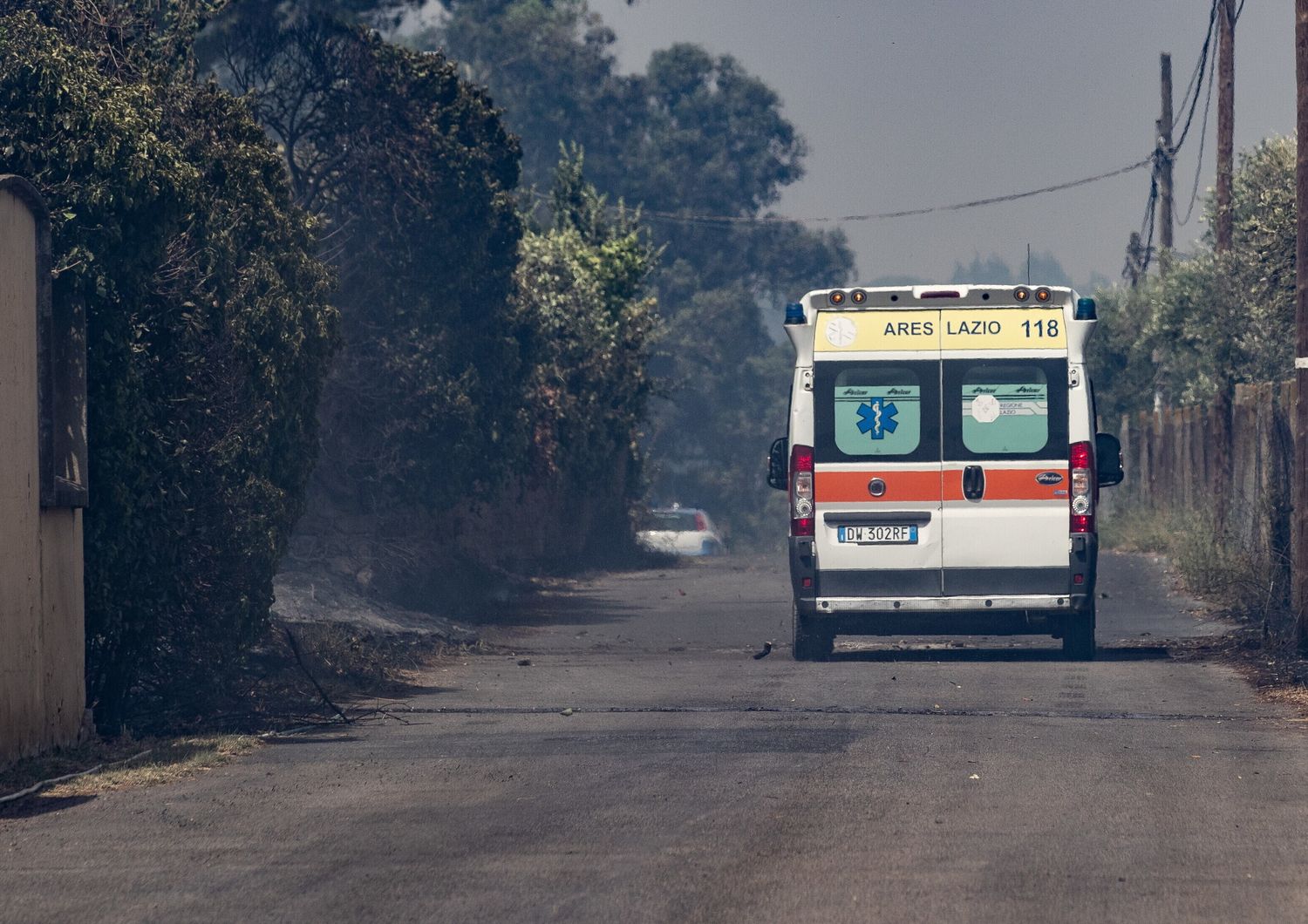 Un'ambulanza