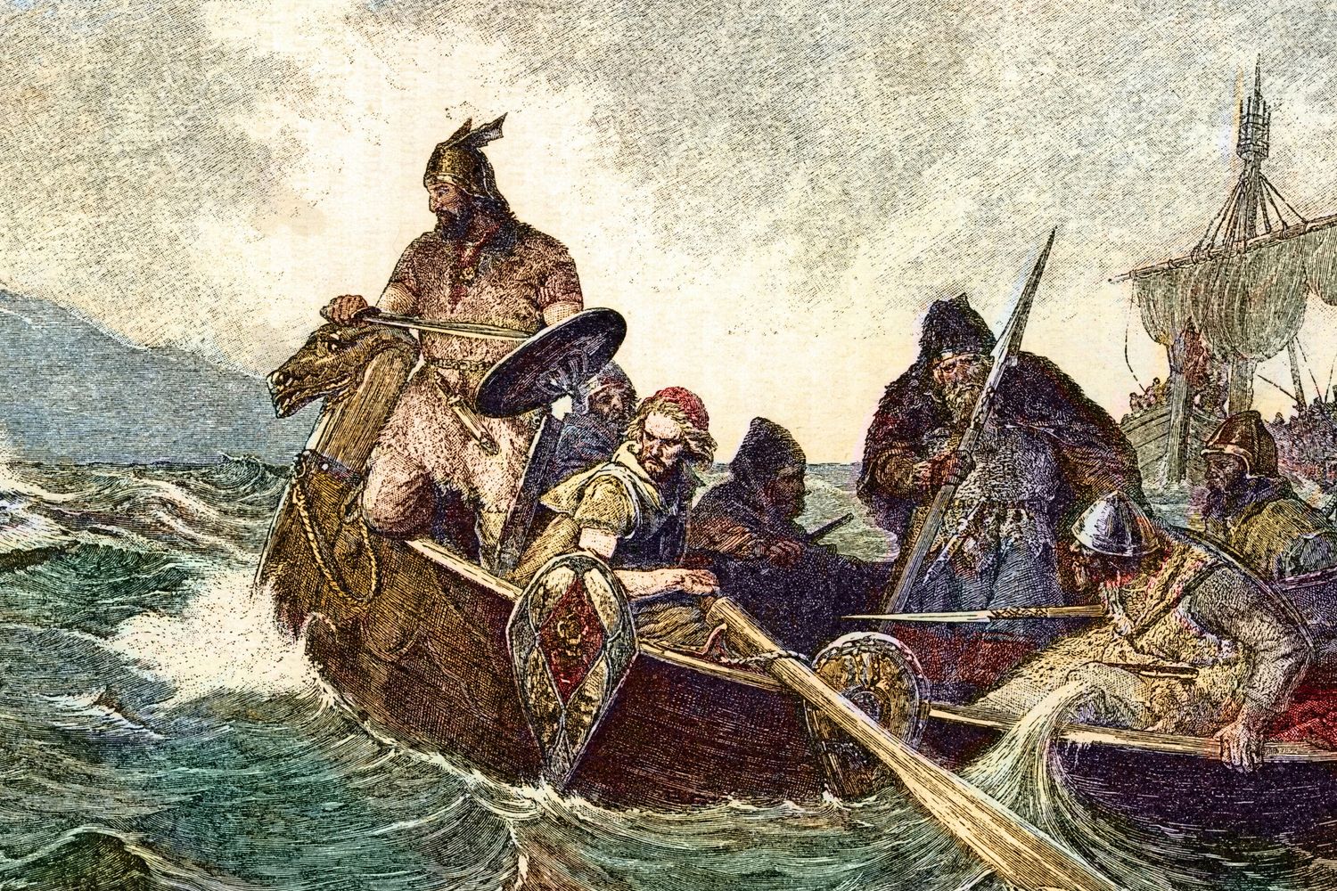 Rappresentazione di vichinghi