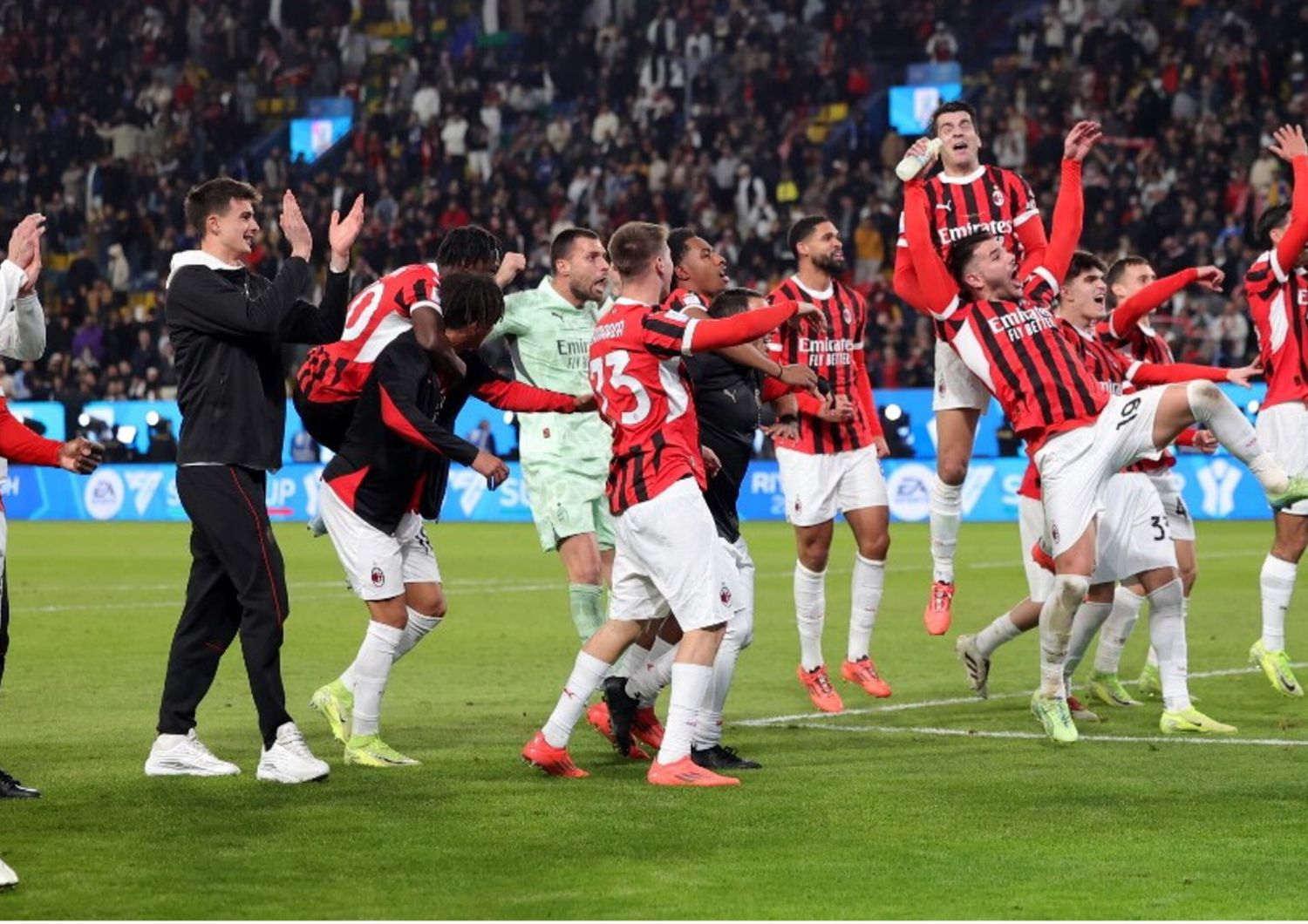 Il Milan vince la Supercoppa italiana