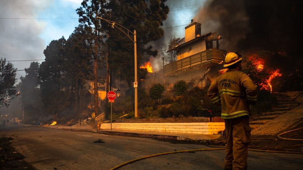 Los Angeles in fiamme