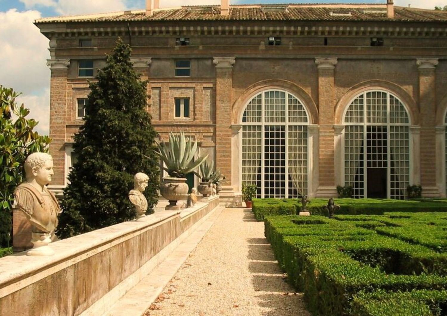 Les jardins de la Villa Madama à Rome