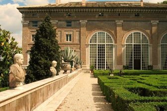 Les jardins de la Villa Madama à Rome