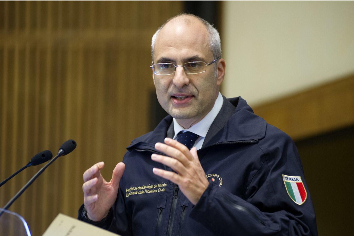 Il nuovo capo della Protezione civile, Fabrizio Curcio