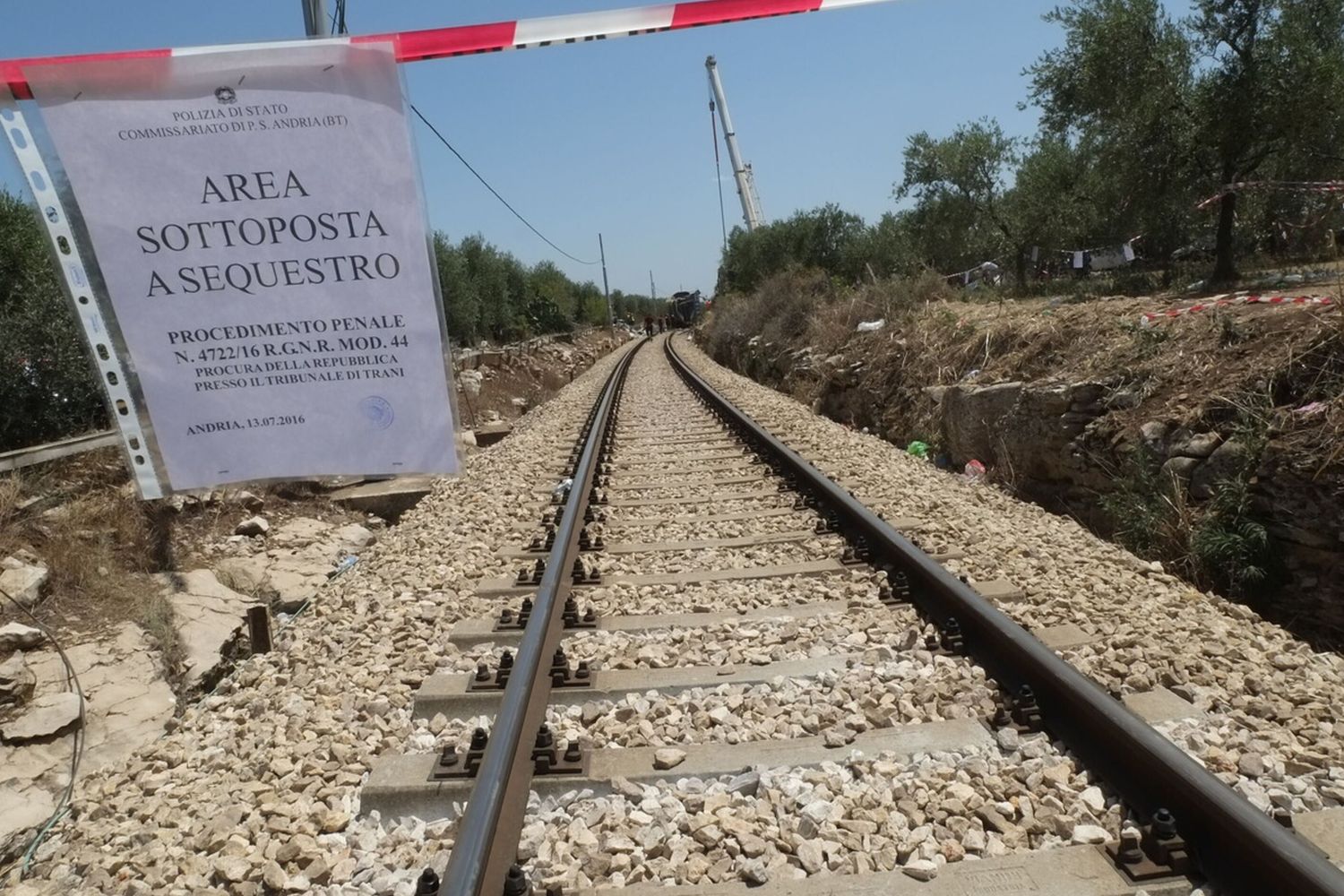 Treno regionale sulla Ruvo-Corato, l'incidente del 12 luglio 2016