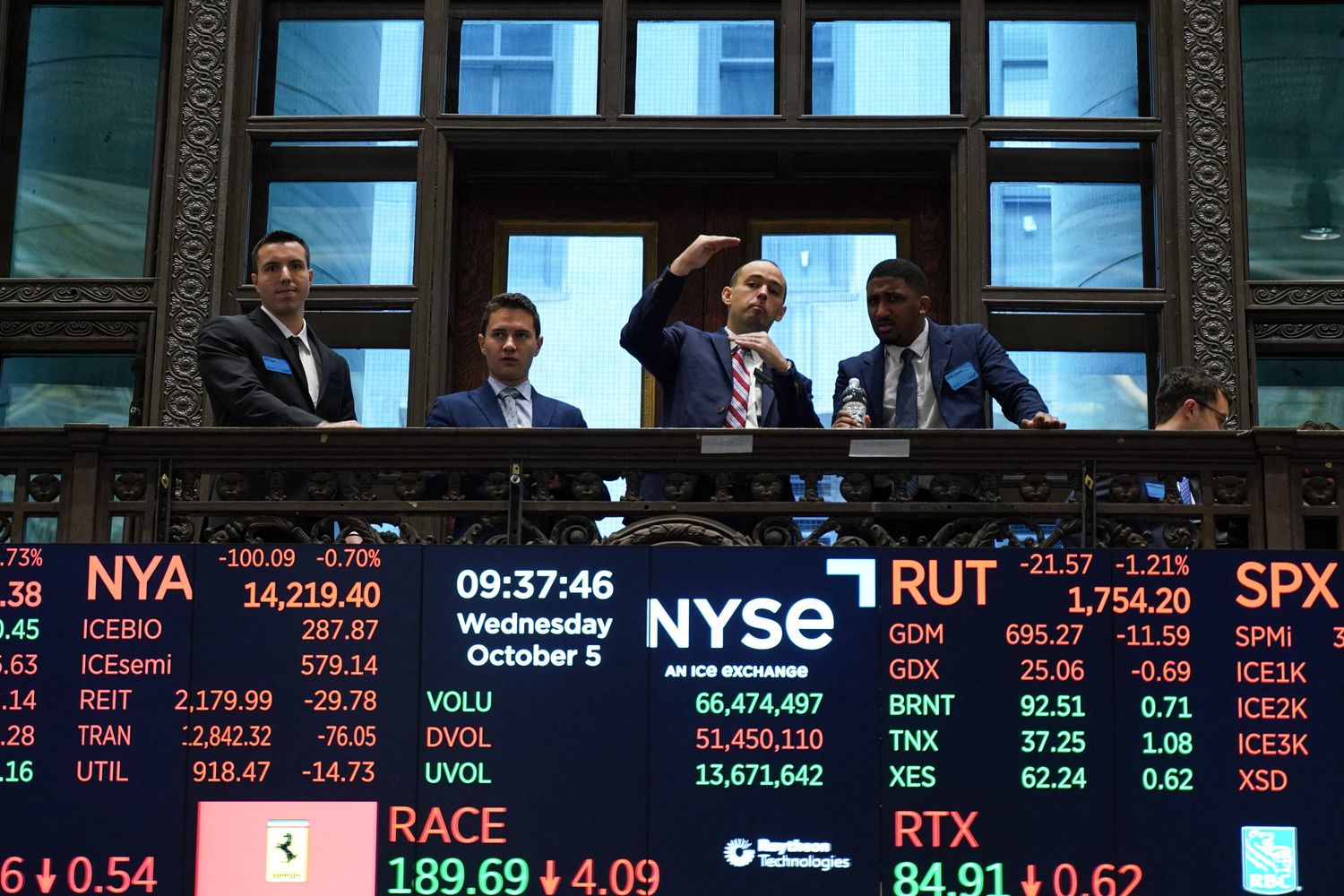 La borsa di New York&nbsp;