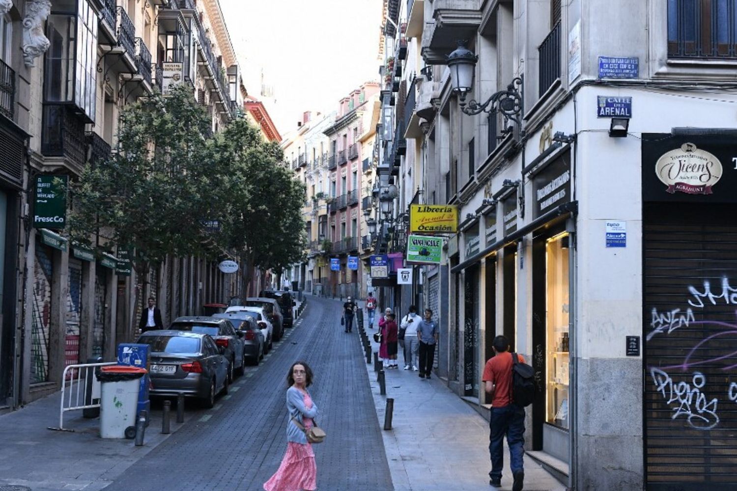 Una strada di Madrid