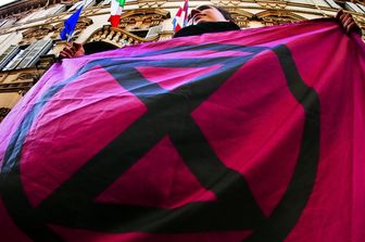 Manifestazione di Extinction Rebellion