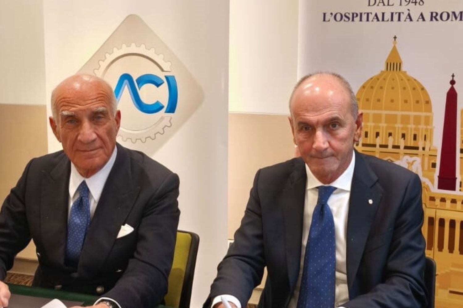 Angelo Sticchi Damiani e Giuseppe Roscioli