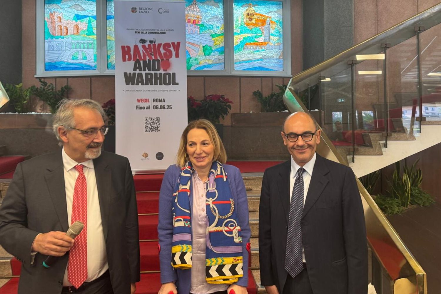 Warhol e Banksy alla Regione Lazio