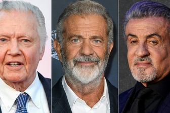 Voight, Gibson  e Stallone