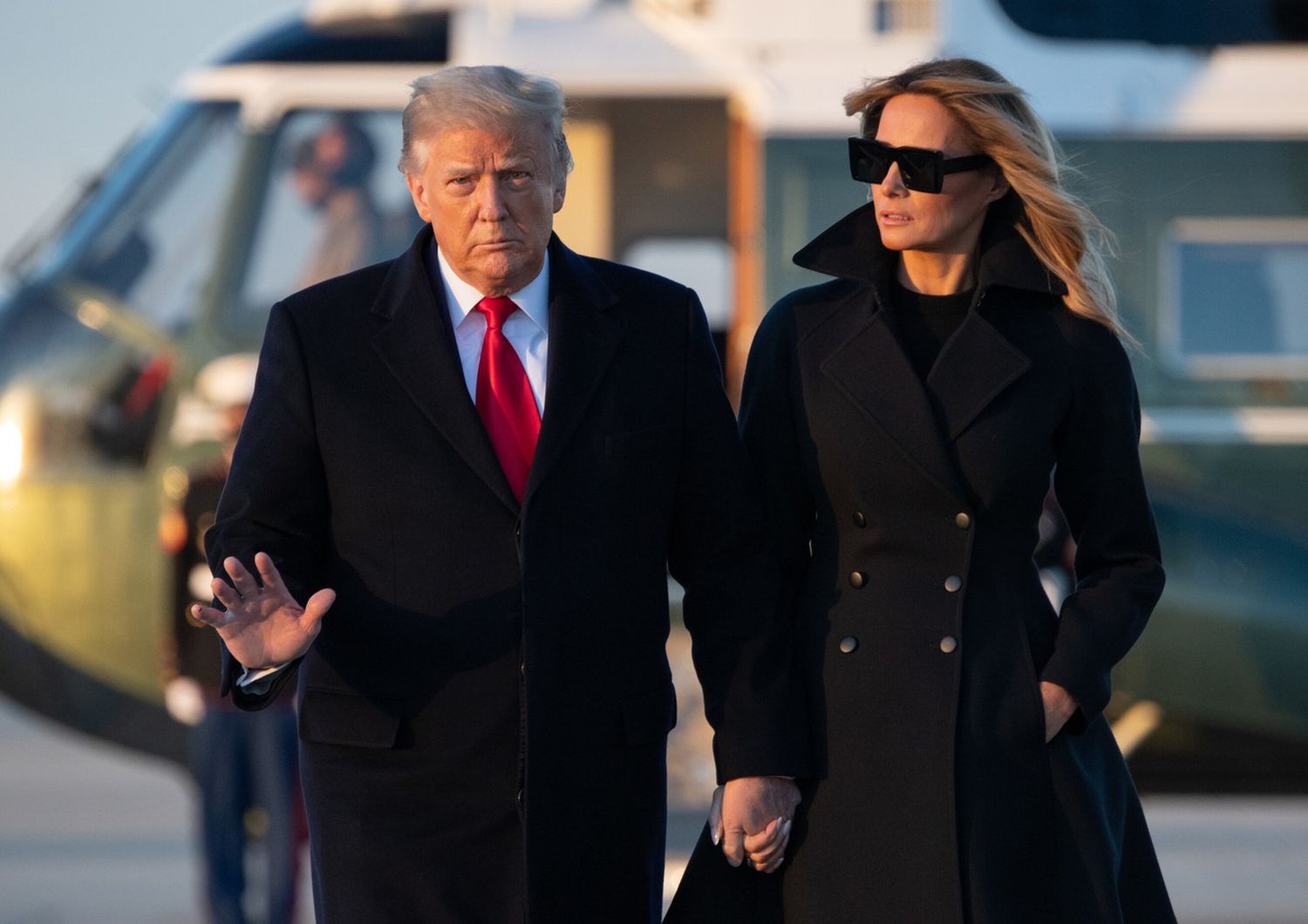 Il presidente Donald Trump e la moglie Melania&nbsp;